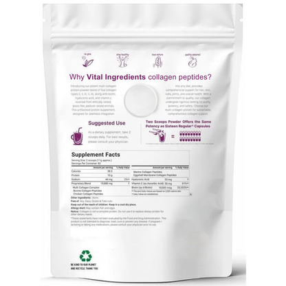 Multi Collagen Peptides For Younger Skin and Stronger Joints